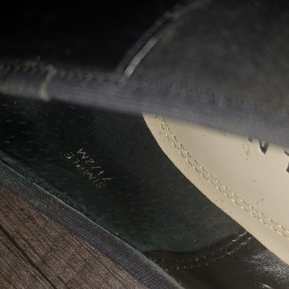 Ellen Tracy Black Fabric Kitten Pointed Toe Heels 7.5 - Picture 9 of 9